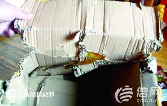 快遞十多斤果脯到了少一半 還沒(méi)驗(yàn)收人就跑了