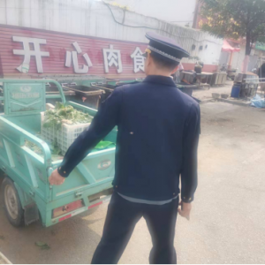 云山中隊(duì)黨支部：冬季出擊，筑牢戶外廣告設(shè)施 “安全墻”