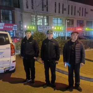 平度市東閣街道執(zhí)法中隊(duì)元旦守崗盡責(zé)，全力保障市容秩序