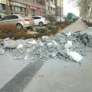 平度市鳳臺街道執(zhí)法中隊：借信用之力，開展建筑垃圾整治