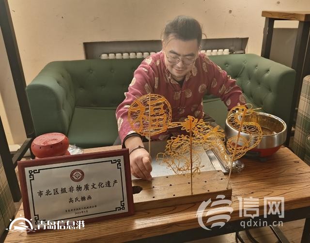 以勺為筆以糖為墨 信網探訪指尖上的甜蜜非遺藝術