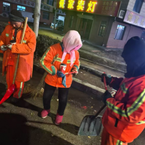 齊心協(xié)力清大集，熱心商戶暖人心